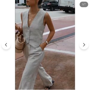 Matching Lightweight Pants and Top Set